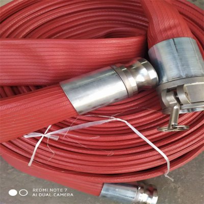 Rubber layflat compressed air hose
