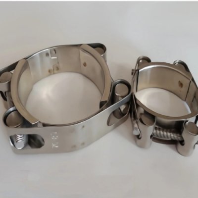 Double Bolts Heavy Duty Hose Clamp