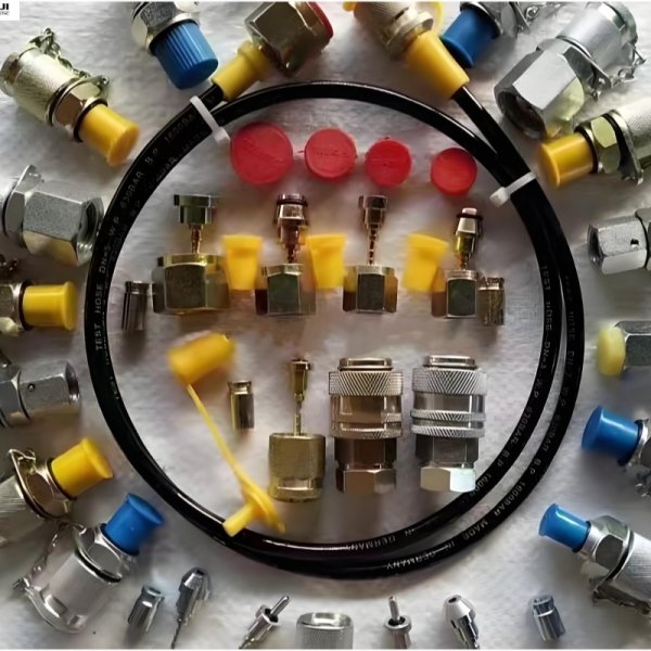 Pressure testing tube c-